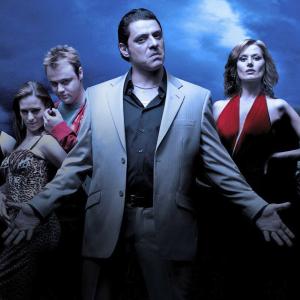 A promotional image featuring the cast of Series 1 of 'Underbelly'